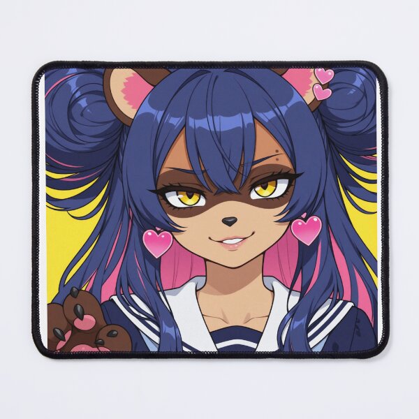 Item preview, Anime Raccoon Girl Waifu Kemonomimi Sailor Shirt designed and sold by Shirt-Otakus.