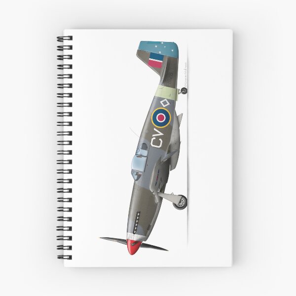 Artikelvorschau, NORTH AMERICAN AVIATION P-51 Mustang FB128 1945 entworfen und verkauft von Grubby Fingers Aircraft Illustration.
