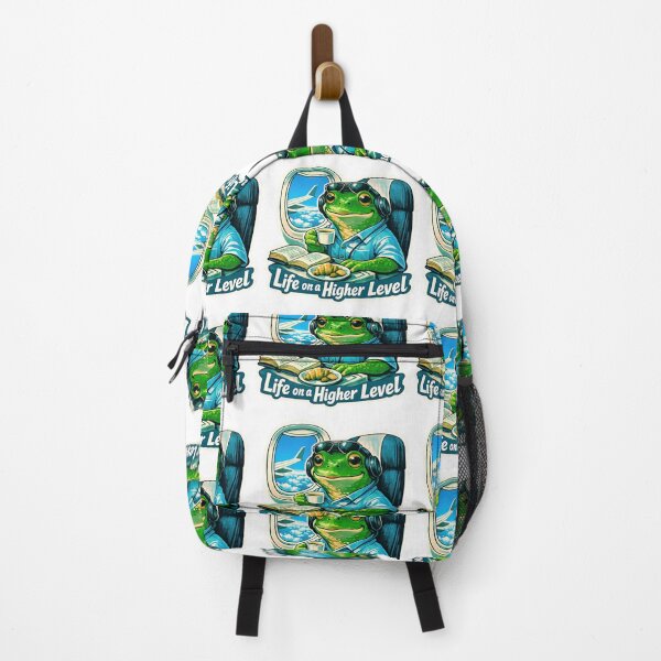 Item preview, Life on a Higher Level – Flying Frog T-Shirt designed and sold by MerchlyMike.