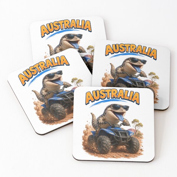 Item preview, Blue Tongue Bush Rider: Quad Bike Adventure designed and sold by Holiday-Hunter.