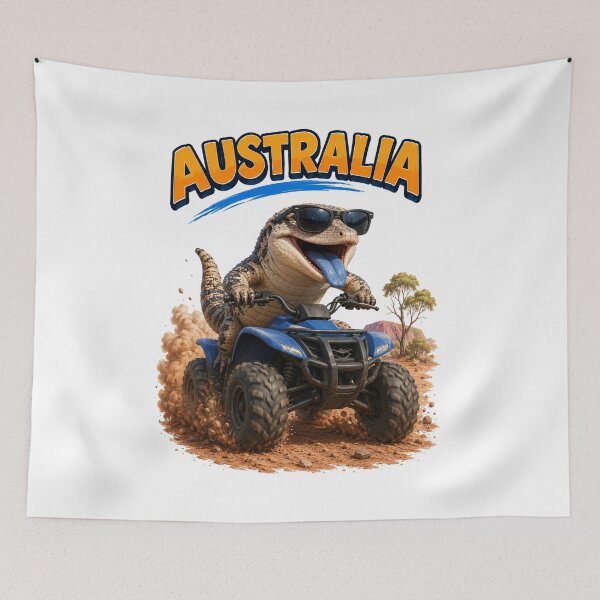 Item preview, Blue Tongue Bush Rider: Quad Bike Adventure designed and sold by Holiday-Hunter.
