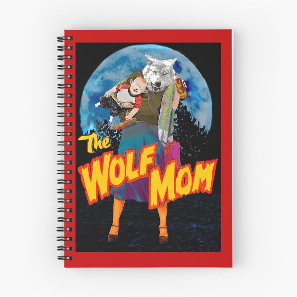 Item preview, The Wolf Mom Shirt – Horror Comedy T-Shirt – Funny Werewolf Mom Design – Indie Film Merch – Dark Forest Full Moon Art designed and sold by Fun Fashion & Art.