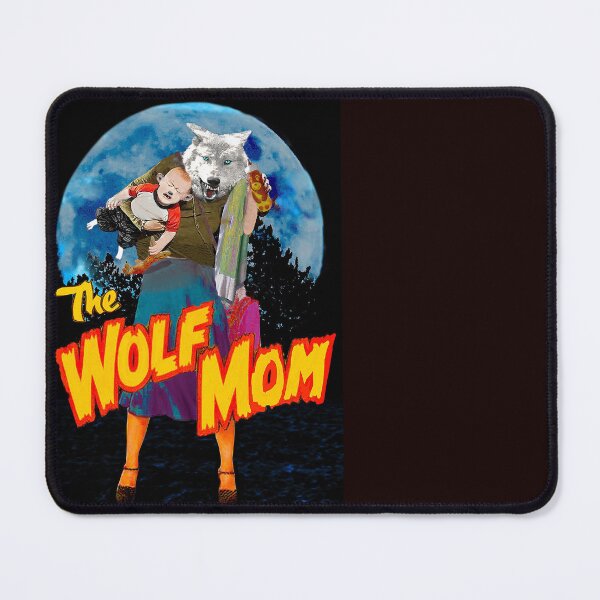 Item preview, The Wolf Mom Shirt – Horror Comedy T-Shirt – Funny Werewolf Mom Design – Indie Film Merch – Dark Forest Full Moon Art designed and sold by Fun Fashion & Art.