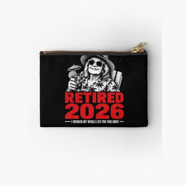 Item preview, Retired 2026 – Funny Retirement Vacation Design (I Worked My Whole Life For This Shirt) designed and sold by PosiMCreations.