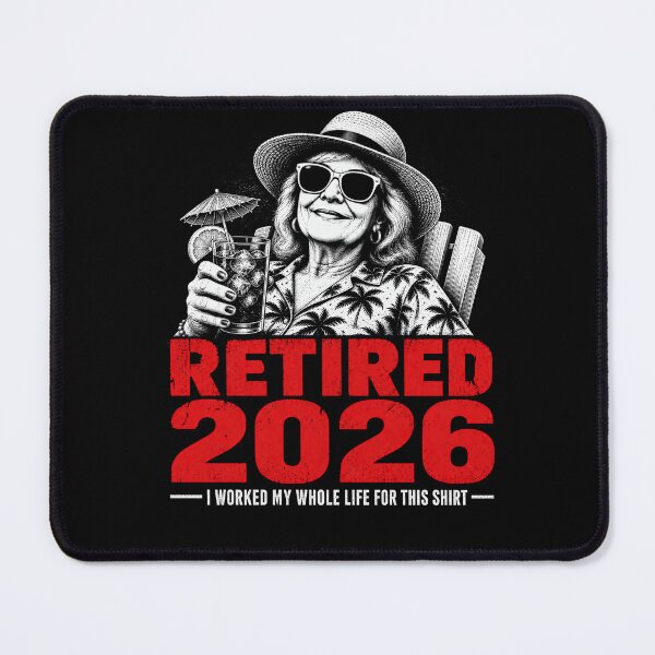 Item preview, Retired 2026 – Funny Retirement Vacation Design (I Worked My Whole Life For This Shirt) designed and sold by PosiMCreations.