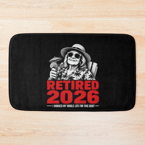 Item preview, Retired 2026 – Funny Retirement Vacation Design (I Worked My Whole Life For This Shirt) designed and sold by PosiMCreations.