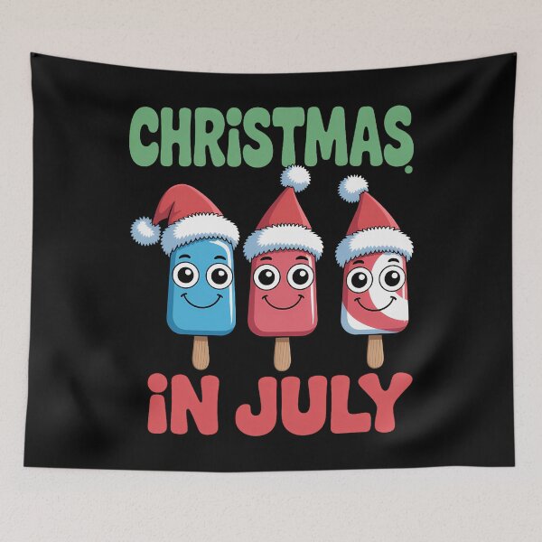 Item preview, Christmas in July Ice Pops in Santa Hat Kids Toddler Cute designed and sold by SapfireStuArt.