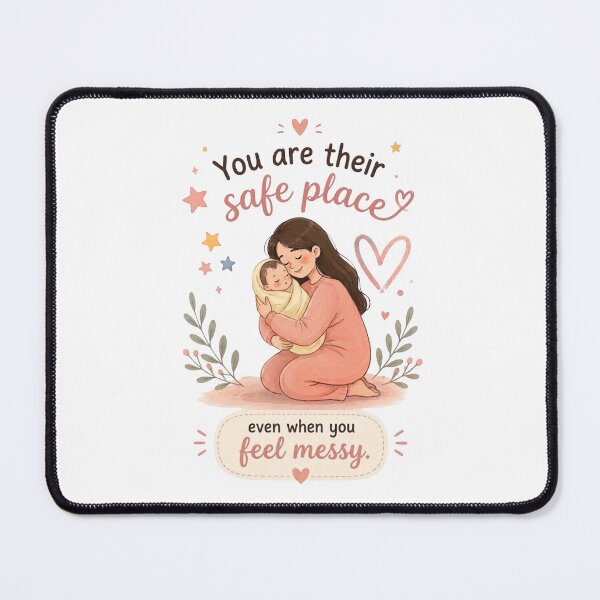 Item preview, ​You Are Their Safe Place - Gentle Postpartum Reminder designed and sold by PromptCoreNexus.