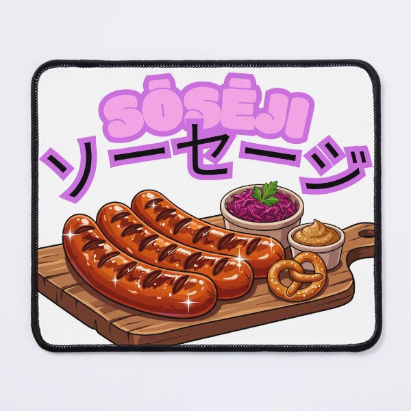 Item preview, Sōsēji German Bratwurst Anime Food  designed and sold by Shirt-Otakus.