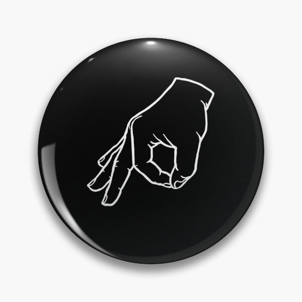 Item preview, Minimalist Circle Game Hand Gesture - Funny Meme Line Art designed and sold by haitrieuic96.