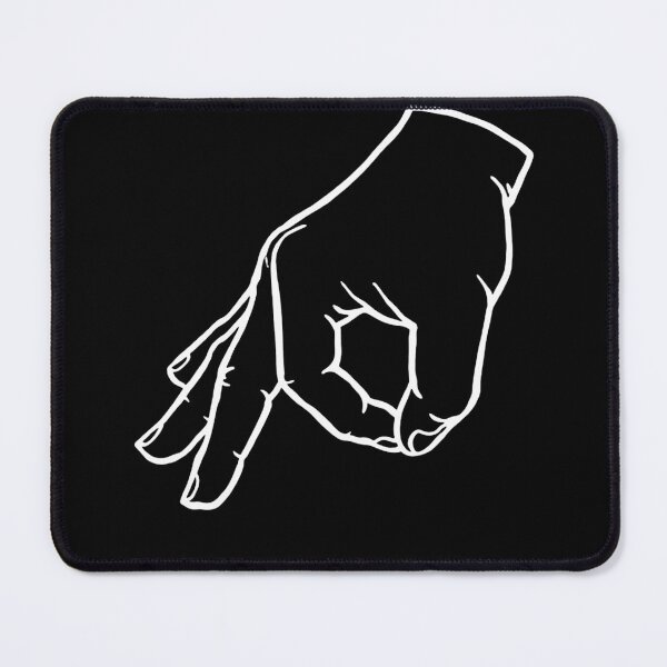 Item preview, Minimalist Circle Game Hand Gesture - Funny Meme Line Art designed and sold by haitrieuic96.