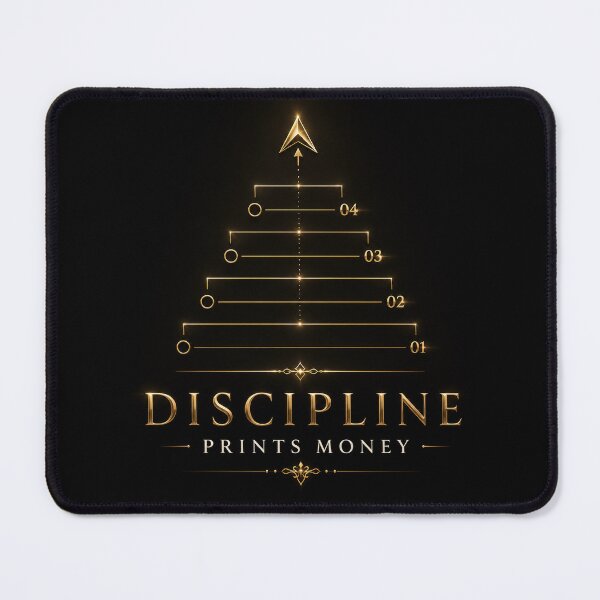 Item preview, Discipline Prints Money – Luxury Trading Mindset Design designed and sold by PatysArt.