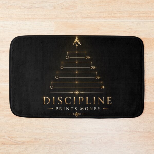 Item preview, Discipline Prints Money – Luxury Trading Mindset Design designed and sold by PatysArt.