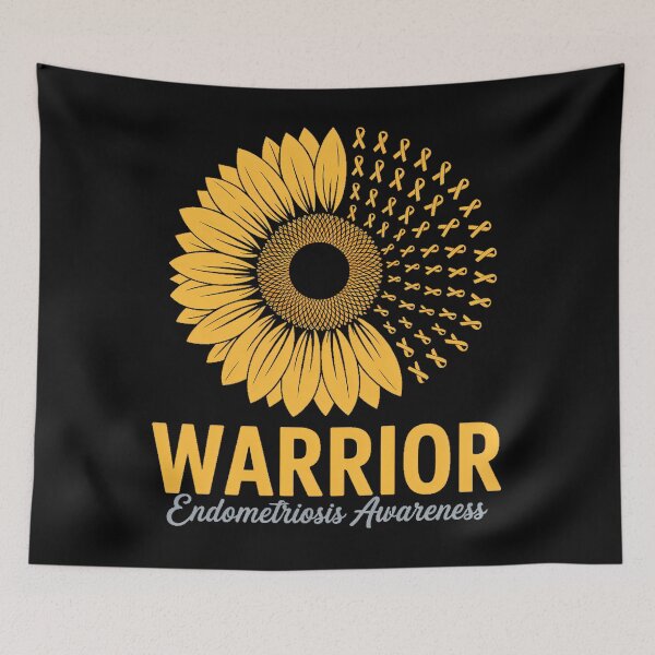 Item preview, Endometriosis Awareness Yellow Ribbon designed and sold by SapfireStuArt.