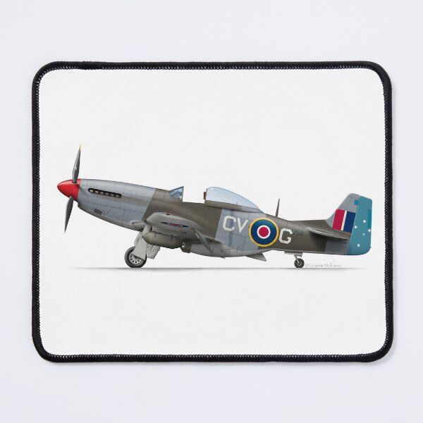 Item preview, North American Aviation Mustang Mustang KH794 1945 designed and sold by Grubby Fingers Aircraft Illustration.