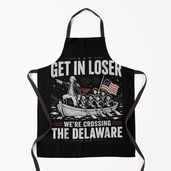 Item preview, Get In Loser We're Crossing The Delaware Funny George Washington History Meme designed and sold by haitrieuic96.