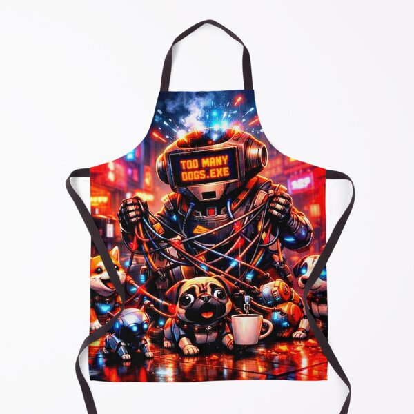 Item preview, Too Many Dogs.exe: Cyberpunk Error 404 designed and sold by Neo Tokio.