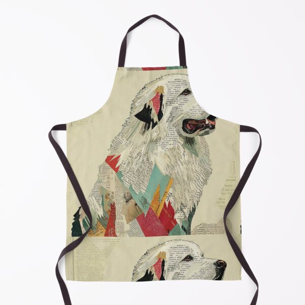 Item preview, Great Pyrenees puppy dog collage designed and sold by MendaciousMina.