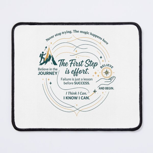 Item preview, Quiet Momentum™ — The First Step Is Effort designed and sold by Jacque's Life In Motion Studio.