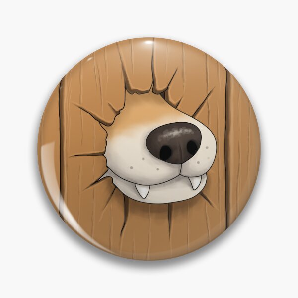 Item preview, Funny Dog Stuck In Fence Hole designed and sold by Szkicerka.