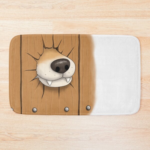 Item preview, Funny Dog Stuck In Fence Hole designed and sold by Szkicerka.
