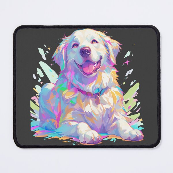 Item preview, Colorful Great Pyrenees puppy dog designed and sold by MendaciousMina.