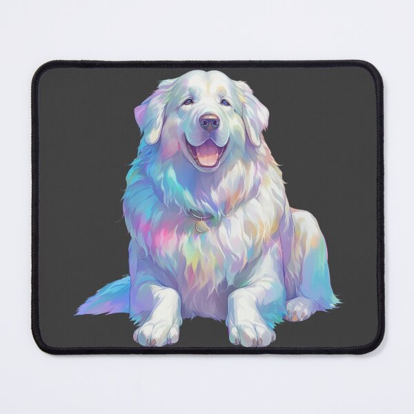 Item preview, Colorful Great Pyrenees puppy dog designed and sold by MendaciousMina.