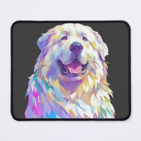 Item preview, Colorful Great Pyrenees puppy dog designed and sold by MendaciousMina.