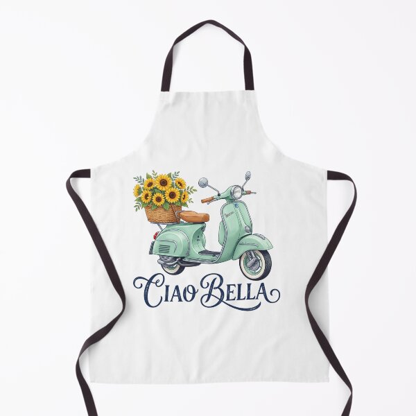 Item preview, Ciao Bella Vintage Italian Scooter Sunflowers designed and sold by ryanguas.
