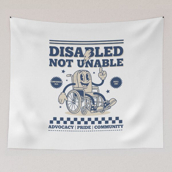 Item preview, Disability Awareness Disabled Not Unable Pride designed and sold by LuminOrb.