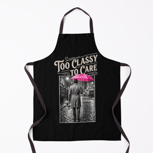 Item preview, Too Classy To Care No.1: Noir Style Graphic designed and sold by NO BEAVER NO PUNK.