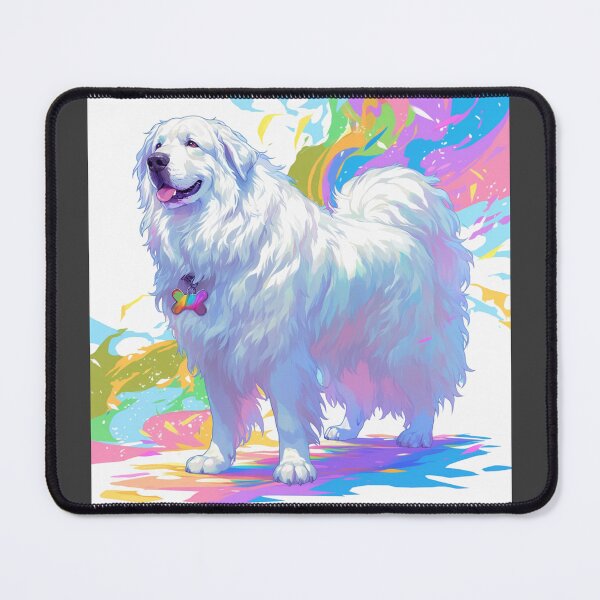 Item preview, Colorful Great Pyrenees puppy dog designed and sold by MendaciousMina.