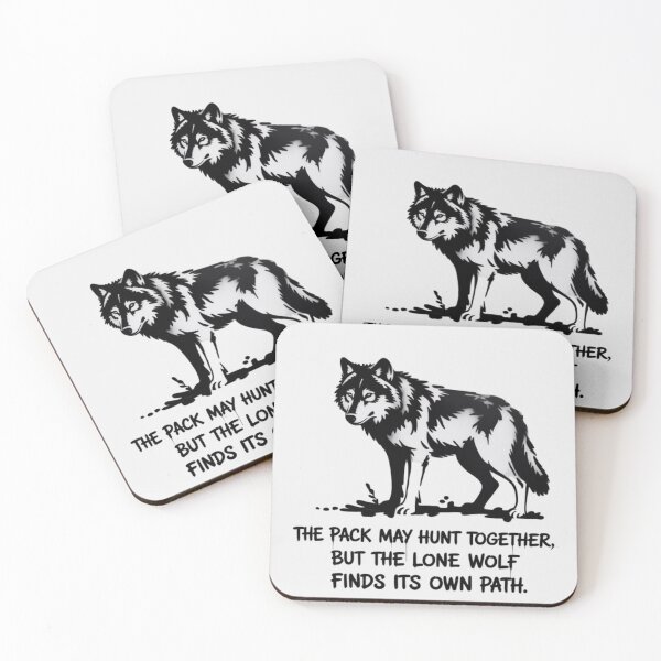 Item preview, Banksy - The pack may hunt together, but the lone wolf finds its own path designed and sold by 123ks.