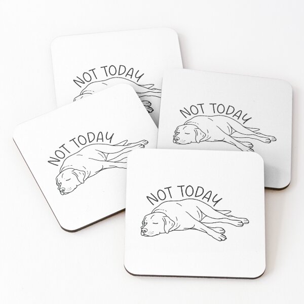 Item preview, Not Today Sleeping Dog Funny Graphic T-Shirt designed and sold by OlyvieArt.