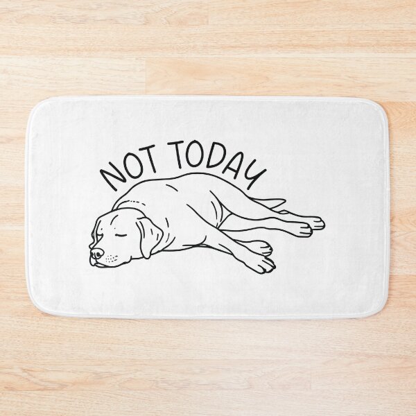 Item preview, Not Today Sleeping Dog Funny Graphic T-Shirt designed and sold by OlyvieArt.