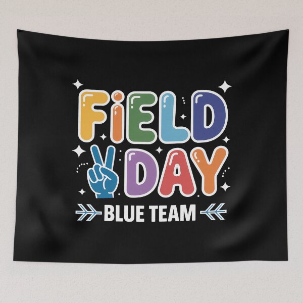 Item preview, Field Day Blue Team for Teacher Kids Field Day Games designed and sold by SapfireStuArt.
