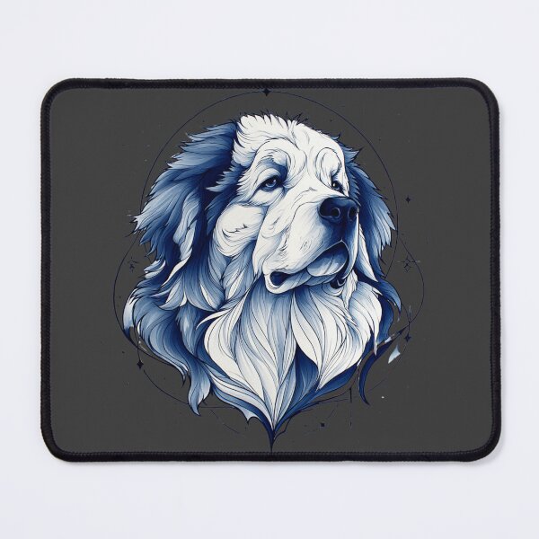 Item preview, Blue line Great Pyrenees puppy dog designed and sold by MendaciousMina.
