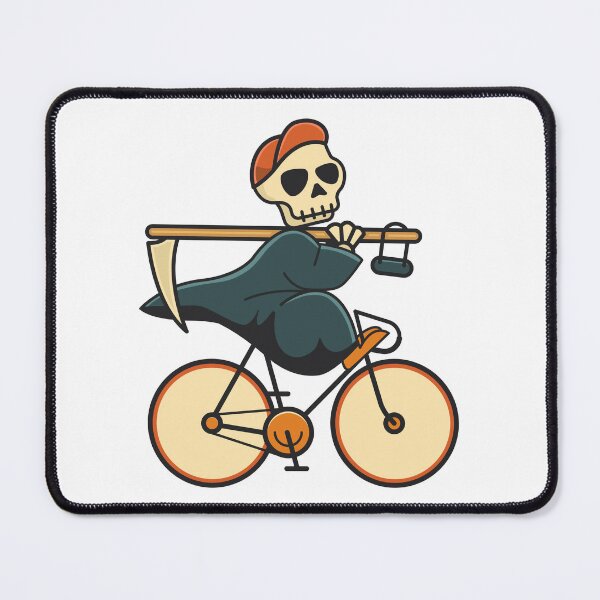 Item preview, Death on a Bike Cartoon Style designed and sold by ultrakuik.