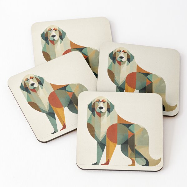 Item preview, Mid century modern Great Pyrenees puppy dog designed and sold by MendaciousMina.