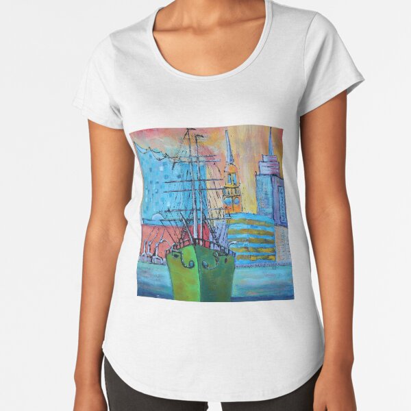 Elbphilharmonie Hamburg Premium Scoop T-Shirt