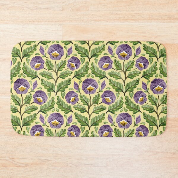 Item preview, Pansy yellow background designed and sold by CrisDeMarchi.