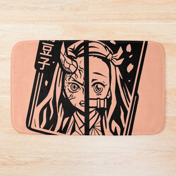 Item preview, Nezuko half-demon black stencil type designed and sold by anaislalovi.
