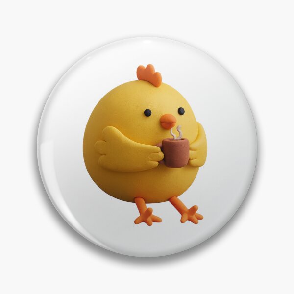Item preview, Chicken Drinking Coffee designed and sold by LesleySilly.