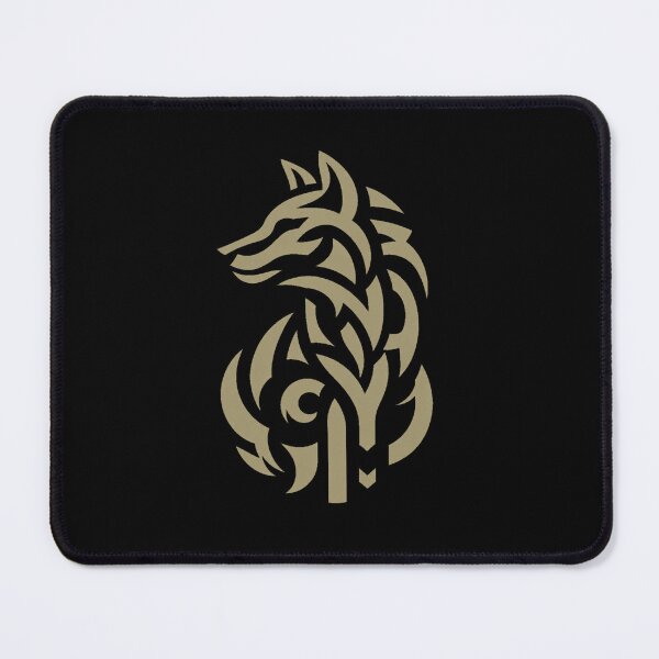 Item preview, Tribal Wolf Symbol - Minimalist Wolf Tattoo Style Graphic designed and sold by JonelCrafts.
