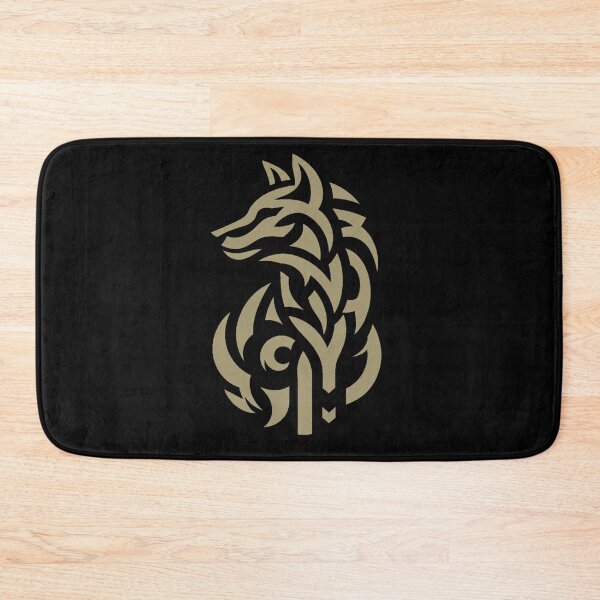 Item preview, Tribal Wolf Symbol - Minimalist Wolf Tattoo Style Graphic designed and sold by JonelCrafts.
