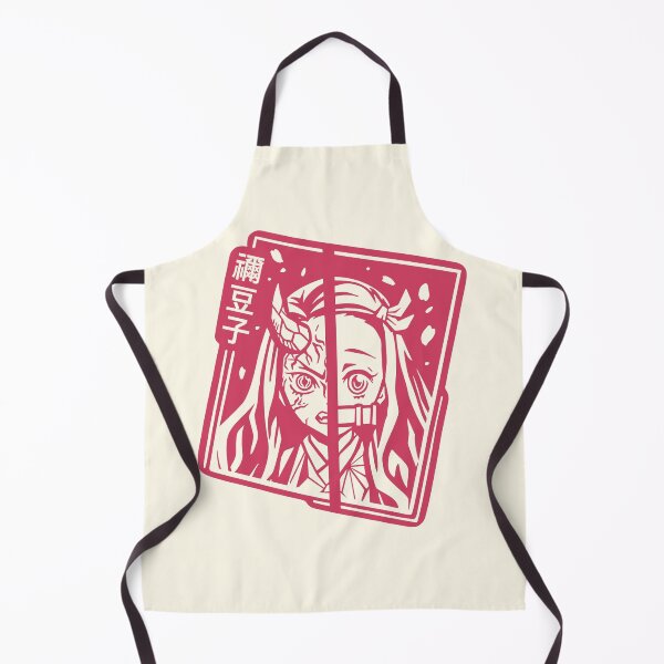 Item preview, Nezuko half-demon dark pink stencil type designed and sold by anaislalovi.