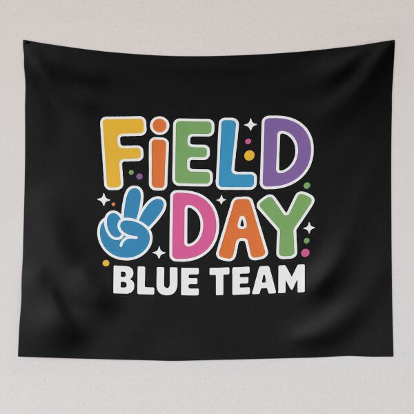 Item preview, Field Day Blue Team for Teacher Kids Field Day Games designed and sold by SapfireStuArt.