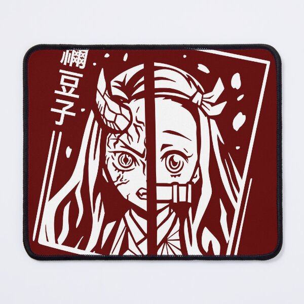 Item preview, Nezuko half-demon type white stencil in negative designed and sold by anaislalovi.