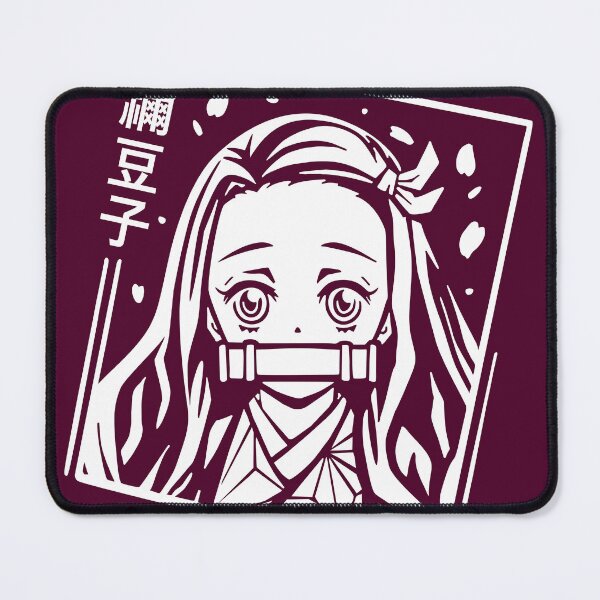 Item preview, Nezuko stencil type white in negative designed and sold by anaislalovi.