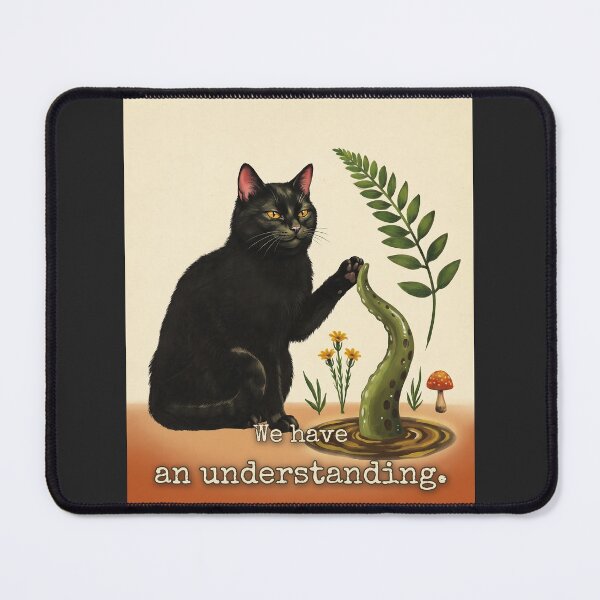 Item preview, Tentacle Portal Cat We Have An Understanding Vintage Tarot designed and sold by BLACKCAT-COVEN.